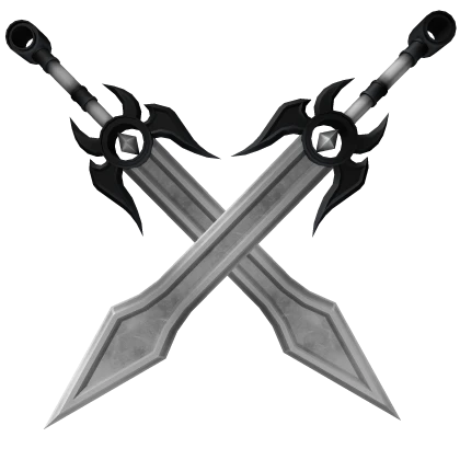 Dual Silver Overlord Sword