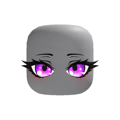 Animated Cute Chibi Eyes - Purple