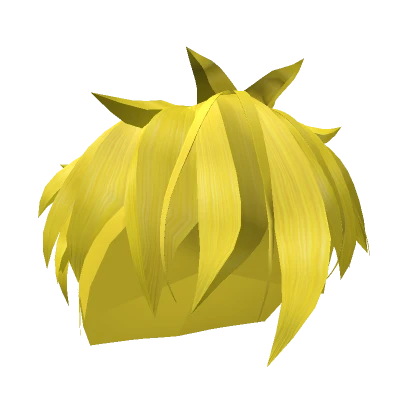 Yellow Spiky Hair