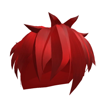 Red Spiky Hair