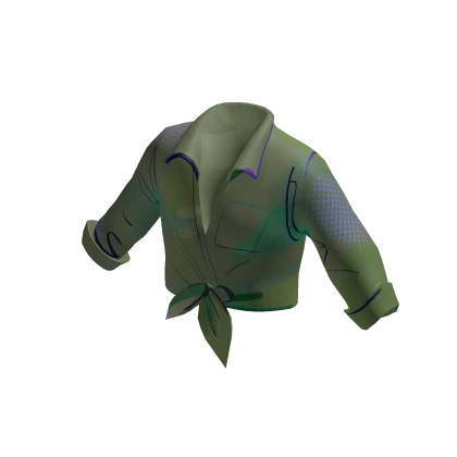 Green Tied Up Top