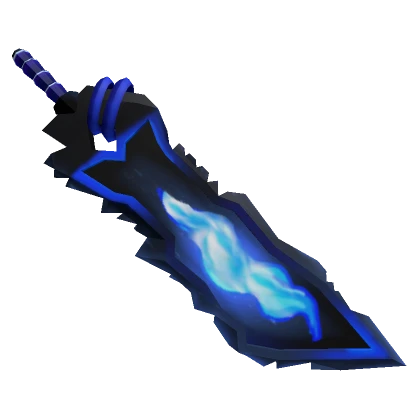 Glowing Blue Sword of Spirits