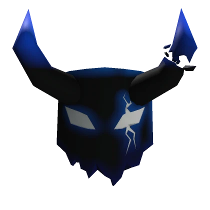 Icey Lightning Horned Mask