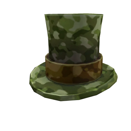 Camouflage Top Hat