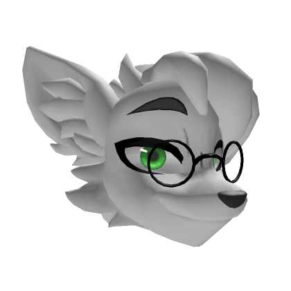 White Wolf Head (Small)