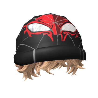 Arachnid Villain Beanie Cap Blonde
