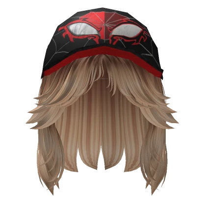 Arachnid Villain Cap Wolfcut Blonde
