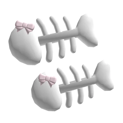 ♡ kawaii fish bone decora hair clips