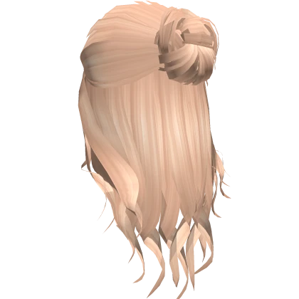 Elegant Half Up Bun in Blonde