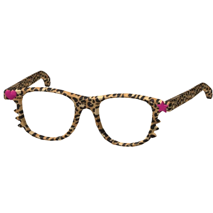 kitty glasses rawr yay leopard