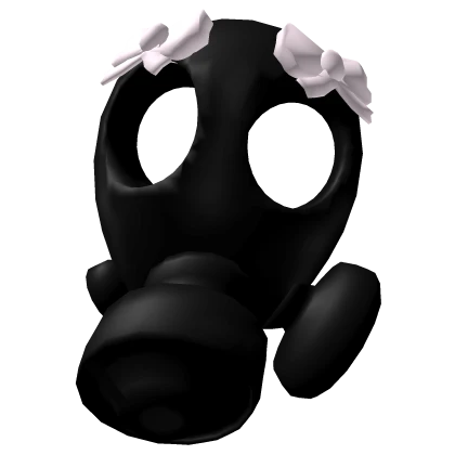 ♡ Creepy Cute Gas Mask W Bows 🎀