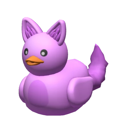 Purple Furry Duck