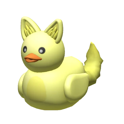 Yellow Furry Duck