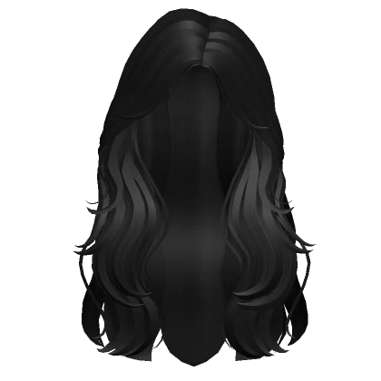 Long Wavy Black Hair