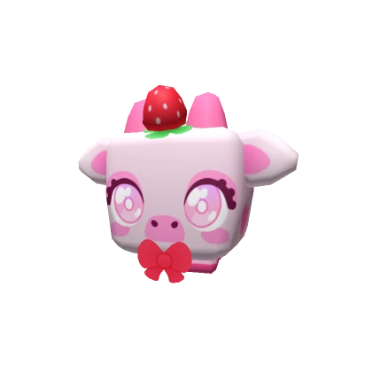 Strawberry Cow Shoulder Pet!