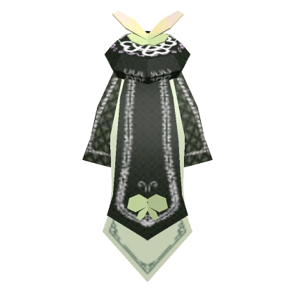 🍀Kpop Ribbon Daenggi (Black Green)