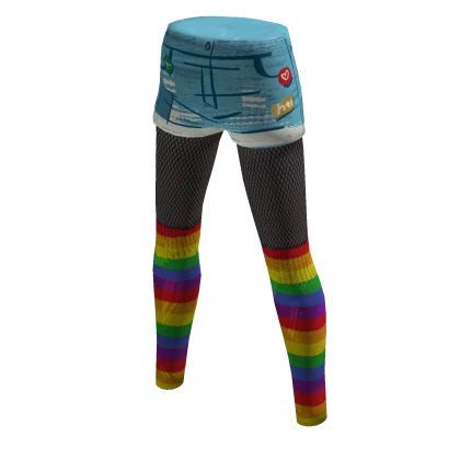 Rainbow Knee-high Leggings