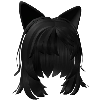 Black Cat Ears Hairstyle