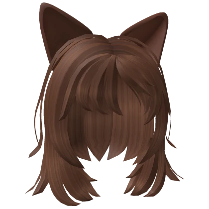 Brown Cat Ears Hairstyle