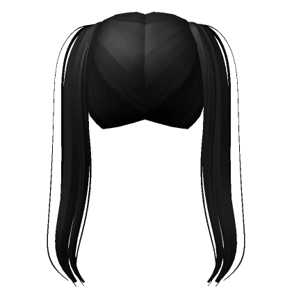 ɞ | kawaii black pigtails (base v2)