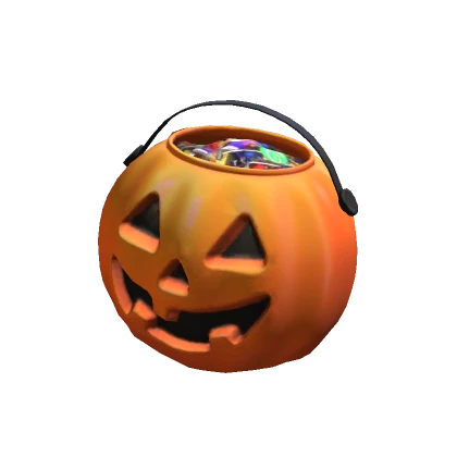 Holdable Orange Pumpkin Pail