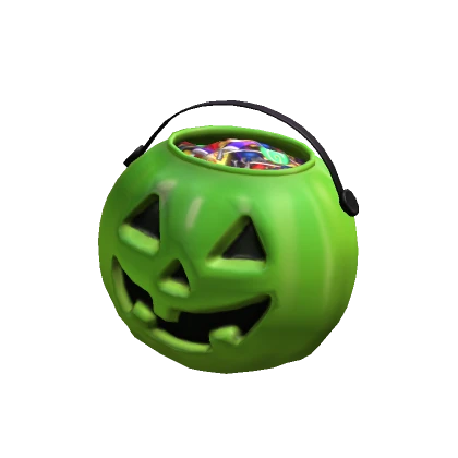 Holdable Green Pumpkin Pail