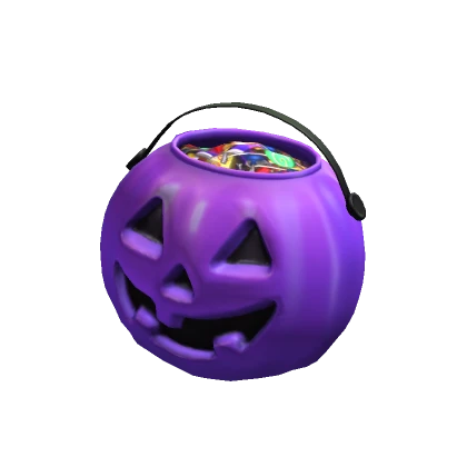 Holdable Purple Pumpkin Pail