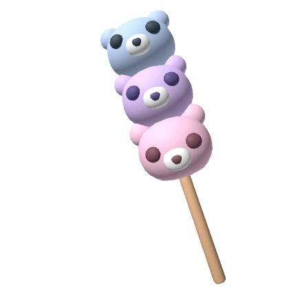  ˚ʚ♡ɞ˚ Cute Blueberry Bear Dango Snack 🍡