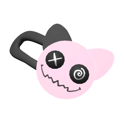 Pink Zombie Cat Hairclip