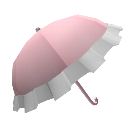 Pink Ruffle Parasol