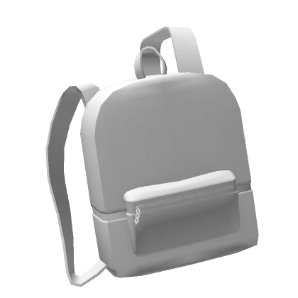 Y2K Off Shoulder White Backpack