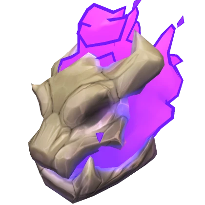 Purple Corrupted Flame God Head