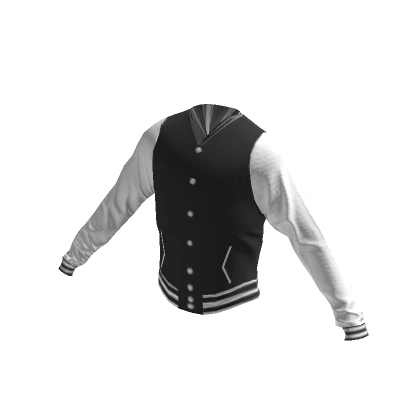 ⚫black 'n' white varsity jacket⚪