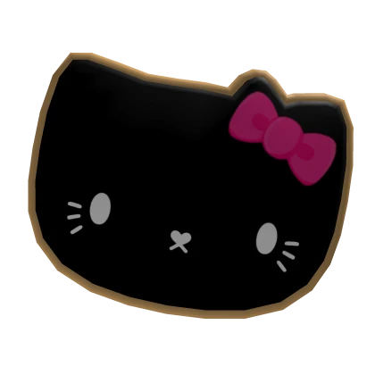 ♡ kawaii kitty halloween cookie