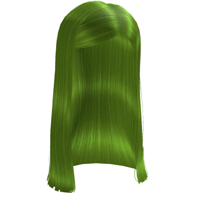 Olive Long Swoop Cut