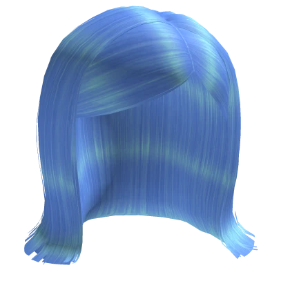 Skyblue Short Swoop Cut