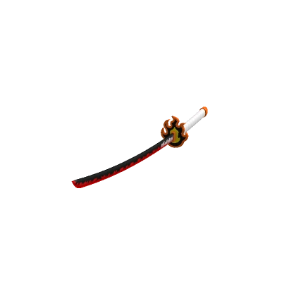 Blade Rengoku katana holdable in right hand