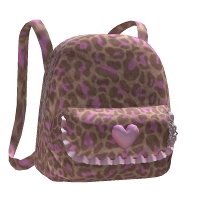 3.0 Pink Leopard Mini Backpack