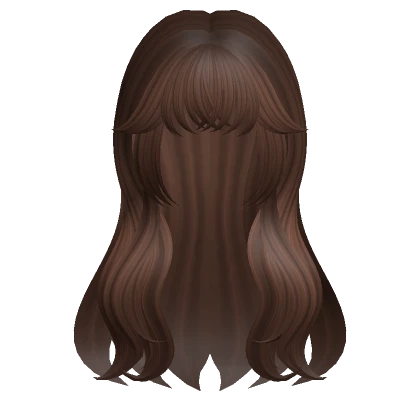 Long Wavy School Girl Hair (Brown)