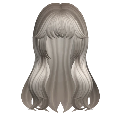 Long Wavy School Girl Hair (Ash Blonde)