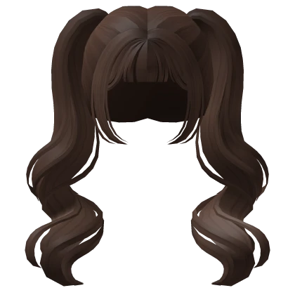 Candy Curly Pigtails Brown