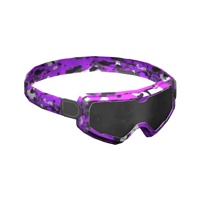 Violet Camo Tactical Goggles
