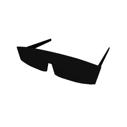 Stylish Blocky Black Sunglasses