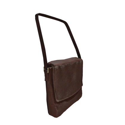 Retro Brown Messenger Bag