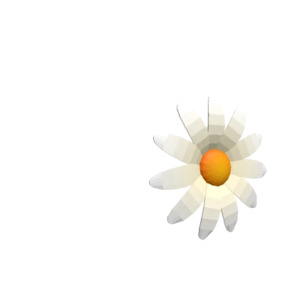 Daisy Flower Pin - Left