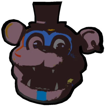 Retro Freddy Animatronic Pin