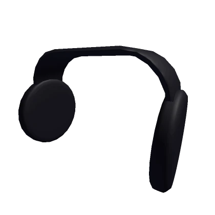 Bighead Black Headphones for Big People