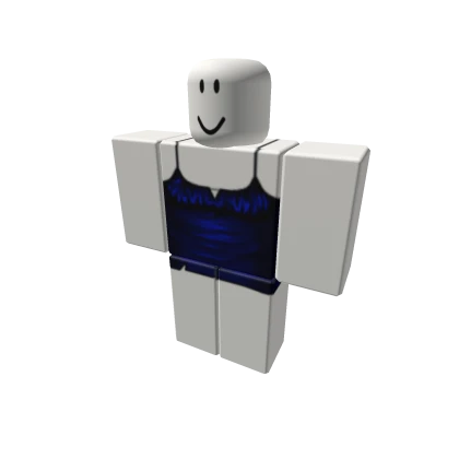 dark blue fiery horns silk dress ext