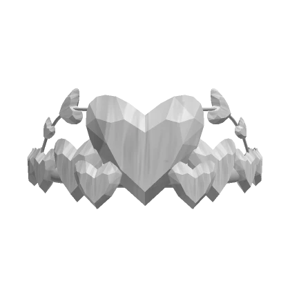 White Lunar Heart Crown