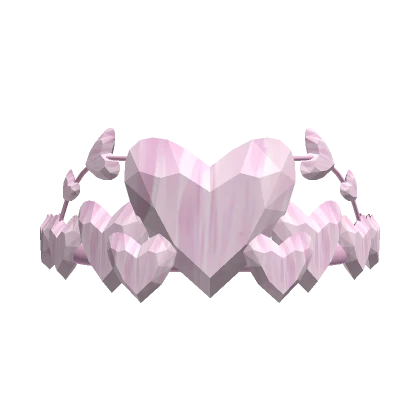 Pink Lunar Heart Crown